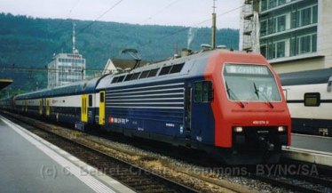 CH - CFF, rame du S-Bahn de Zürich à Bienne durant l'expo.02